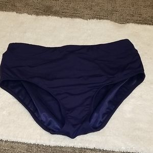 High-waist bikini bottom